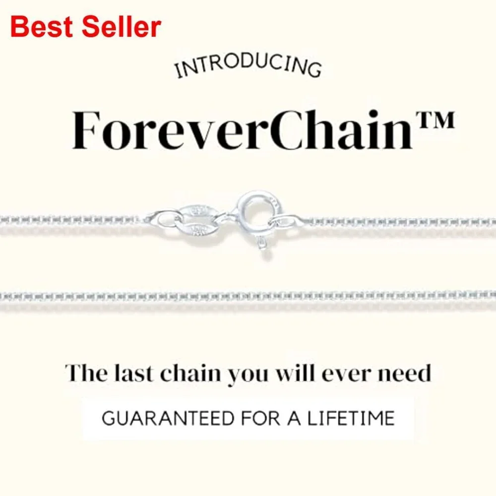 925 Sterling Silver 1mm Dainty Thin Box Chain Necklace